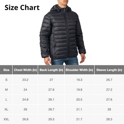Мужские куртки Alpine Swiss Men’s Lightweight Puffer Jacket with Removable Hood | Milo Winter Coat Packable Water-Resistant Down Alternative Bubble Jacket BLK XL — фото 8