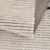 LIVN CO. Soft High Pile Polyester Modern Area Rug, Black/Ivory - 4 of 4