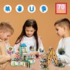 PICASSO-TILES 70 PC Medieval Castle Themed,  Magnetic Tiles, Building Blocks, STEM Toys for Kids 3+ - 4 of 4