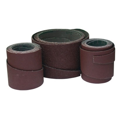 JET 60-25150 3-Piece 25 in. 150 Grit Ready-to-Wrap Sandpaper