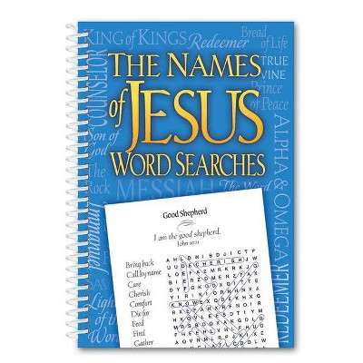 The Names of Jesus Word Search - by  Product Concept Editors (Spiral Bound)