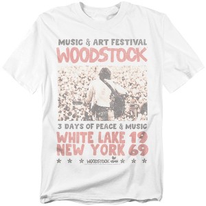 Men's Woodstock Crowd Poster T-Shirt - 1 of 4