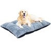 Modern Dog Bed, Soft Faux Fur Fabic Dog Crate Mat with High Density Foam for Large and Medium Dog, Dog Mattress with Anti-Slip Bottom, Gray - 4 of 4