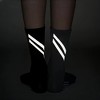 Anna-Kaci Women’s Performance Crew Socks with Non-Slip Grip Soles and Reflective Stripe Accents for Athletic Training - 3 of 3