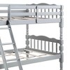 82" Twin/Twin Bunk Bed Homestead Convertible, Wood Frame - Acme Furniture - 3 of 4