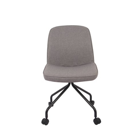 Gray rolling 2025 desk chair