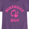 Girls' - Barbie - Birthday Girl Fitted Short Sleeve Graphic T-Shirt - 2 of 4