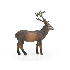 Elk, Wapiti, Hand Painted, Realistic, Very Nice Plastic Design, American Animal, Educational, Model, , Toy, Gift,  4 Inches.  CWG175 BB41 - 1 of 4