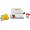 Toysters 7-Piece Wooden Toaster Toy Playset Pretend Play Kitchen Play Food  For Boys and Girls - 2 of 3