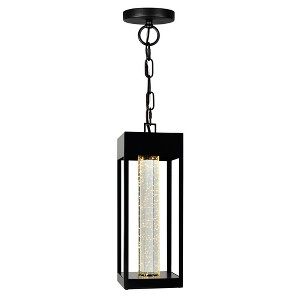 CWI Lighting Rochester LED Integrated Black Outdoor Ceiling Light - 1 of 4