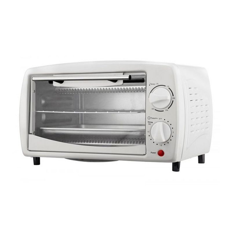 Brentwood 9-Liter 4 Slice Toaster Oven Broiler in White, 2 of 6