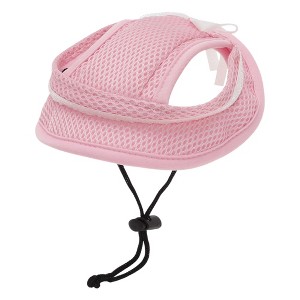 Unique Bargains Small Dog Cat Sun Hat with Ear Holes for Summer Outdoor Sports - 1 of 4