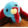 Blue Panda Turkey Stuffed Animal, Thanksgiving Plush Toy for Kids, Fall Décor, 9 in - 3 of 4