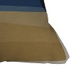 16"x16" Orara Studio Modern Square Throw Pillow Blue/Brown - Deny Designs: Woven Polyester, Indoor Decorative, Zipper Enclosure - 3 of 4