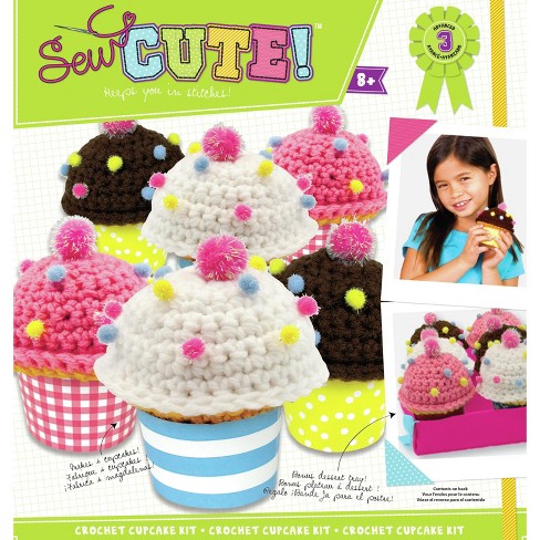 Colorbok Sew Cute! Crochet Cupcake Kit
