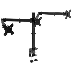 Mount-It! Full Motion Triple Monitor Desk Mount | 24" to 32" Monitors - 1 of 4
