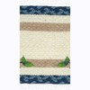 Earth Rugs Blue Hydrangea Oval Stair Tread 27"x8.25" – Cottage Style - 3 of 3