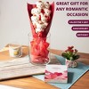 Deluxe Red Love Teddy Bear Bouquet in Gift Box - One Dozen Roses Stuffed Plush Bears w Tutus - Gift Wrapped Bow & Ribbon - Great Gift for Mother's Day - 4 of 4
