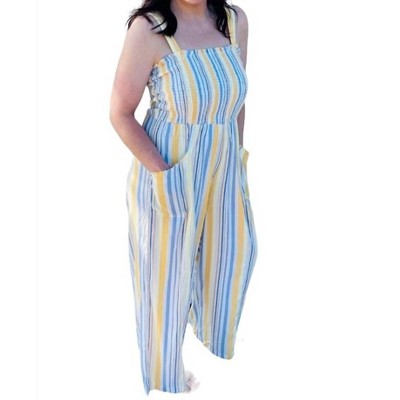 Women's Smocked Jumpsuit - umgee