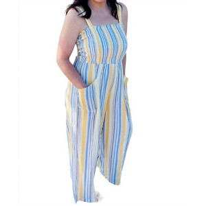 Women's Smocked Jumpsuit - umgee - 1 of 2