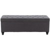 Zuo Halifax Storage Bench Gravel Gray - 4 of 4