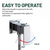 Cobbe Wall Mounted Adjustable Temperature Handheld Bidet Sprayer for Toilet Bathroom Toilet Bidet Attachment Set for Hygienic Cleaning Chrome - 4 of 4