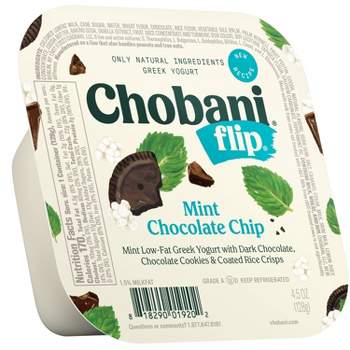 Chobani Flip Mint Chocolate Chip Low Fat Greek Yogurt - 4.5oz