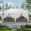 20x10 Pop Up Canopy Tent Outdoor Canopy One-Person Set Up Heavy Duty Commercial Instant Tent Shelter, 6-Sidewall - 2 of 4