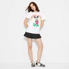 Women's Mickey Short Sleeve Graphic T-Shirt - White - 3 of 3