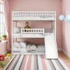 Merax 3-Tier Full Triple Bunk Bed with Dual Ladders - 2 of 4