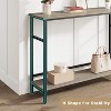 39" Entryway Console Table, 2 Tier Narrow Long Sofa Table, Behind Couch Table with Adjustable Shelf, Entryway Table for Living Room Hallway Entrance - 4 of 4