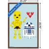 Trends International Star Wars: Saga - Droids Hearts Framed Wall Poster Prints - 3 of 4