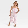 Grayson Mini Toddler Girls' Smocked Printed Jumpsuit - 3 of 3