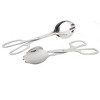 Unique Bargains Stainless Steel Scissor Food Tongs 10.4 Inch Silver Tone 2 Pcs - 2 of 4