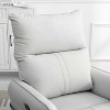 KTMBDW Rocking Recliner Chair,360 Degree Swivel Nursery Rocking Chair,Glider Chair for Bedroom,Living Room Chair Home Theater Seat,Side Pocket, Gray - 3 of 4