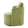 NicBex Modern Swivel Chair with Solid Wood Frame for Living Room, Accent Chair Chenille Upholstery Sofa Chair - 4 of 4