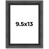 PosterPalooza | Photo Size Refined Black Picture Frame - UV Acrylic, Foam Board Backing, Hanging Hardware - 2 of 4