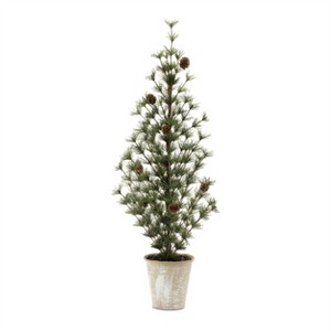 Potted Mini Pine Tree (Set of 2) - 1 of 1