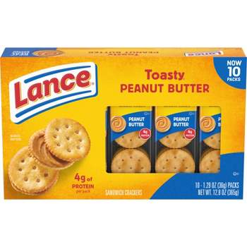 Lance Toasty Peanut Butter Sandwich Crackers - 12.8oz