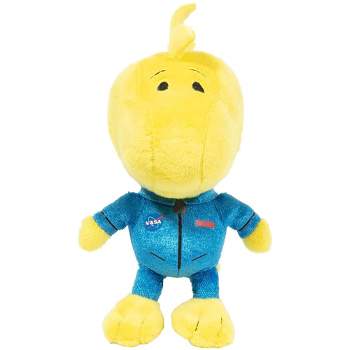 JINX Inc. Snoopy in Space 7.5 Inch Plush | Woodstock in Blue NASA Suit