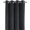MAYEERTY Curtain Panel Gray Micro Suede Room Darking for Living Room Bedroom Modern 54"x95" 2pcs - 3 of 4
