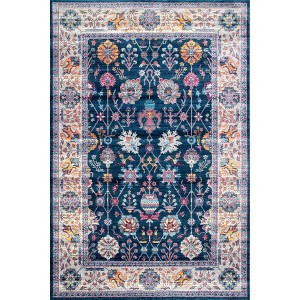 Nuloom Classic Tinted Floral Indoor Area Rug, 4' x 6', Blue - 1 of 4