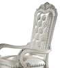21" Dresden Accent Chair Synthetic Leather Bone White Finish - Acme Furniture: Tufted, No Assembly, Wood Composite Frame - 2 of 4