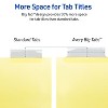 Avery Big Tab Insertable Dividers for 3 Ring Binder, 5-Tab Sets, Clear Tabs, Buff Paper with Gold-Reinforced Buff Paper, 24 Sets (11113) - 4 of 4