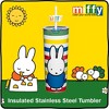 Dragon Glassware | Miffy 24 oz Vacuum Insulated Tumbler with Lid and Straws - Stripes - 2 of 4