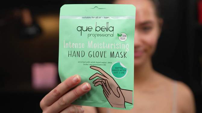 Que Bella Collagen Hand Mask - 1 pair, 2 of 6, play video