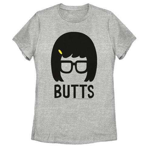 Women's Bob's Burgers Tina Butts Silhouette T-Shirt - image 1 of 3