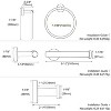 MIXXIDEA Bathroom Hardware Set 4-Piece - 3 of 3