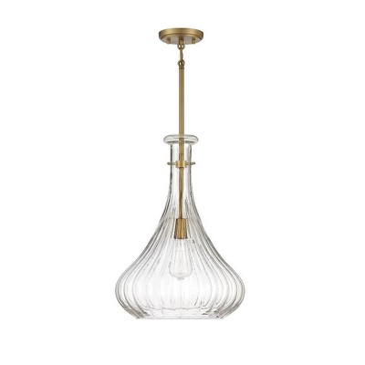 Savoy House Bristo 1 - Light Pendant in  Warm Brass