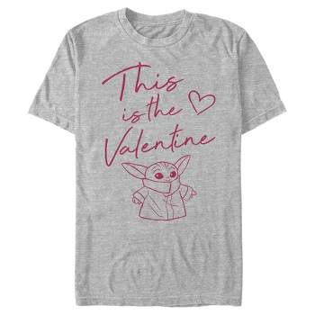 Men's Star Wars The Mandalorian Valentine's Day The Child Valentine Way T-Shirt